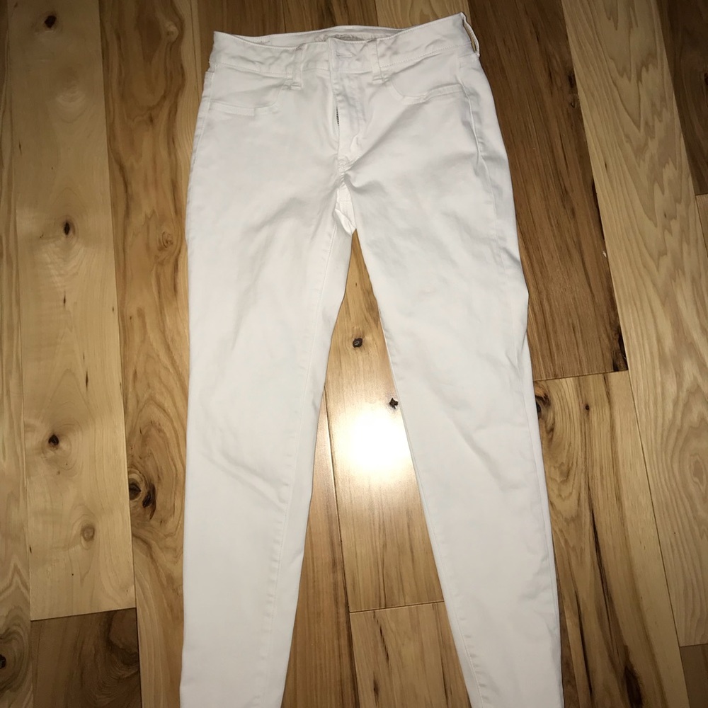 american eagle white pants